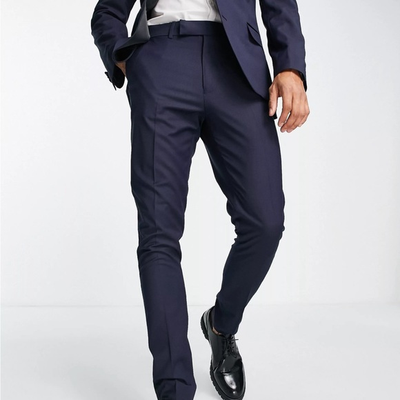 ASOS NAVY TUXEDO 42R - Picture 4 of 6